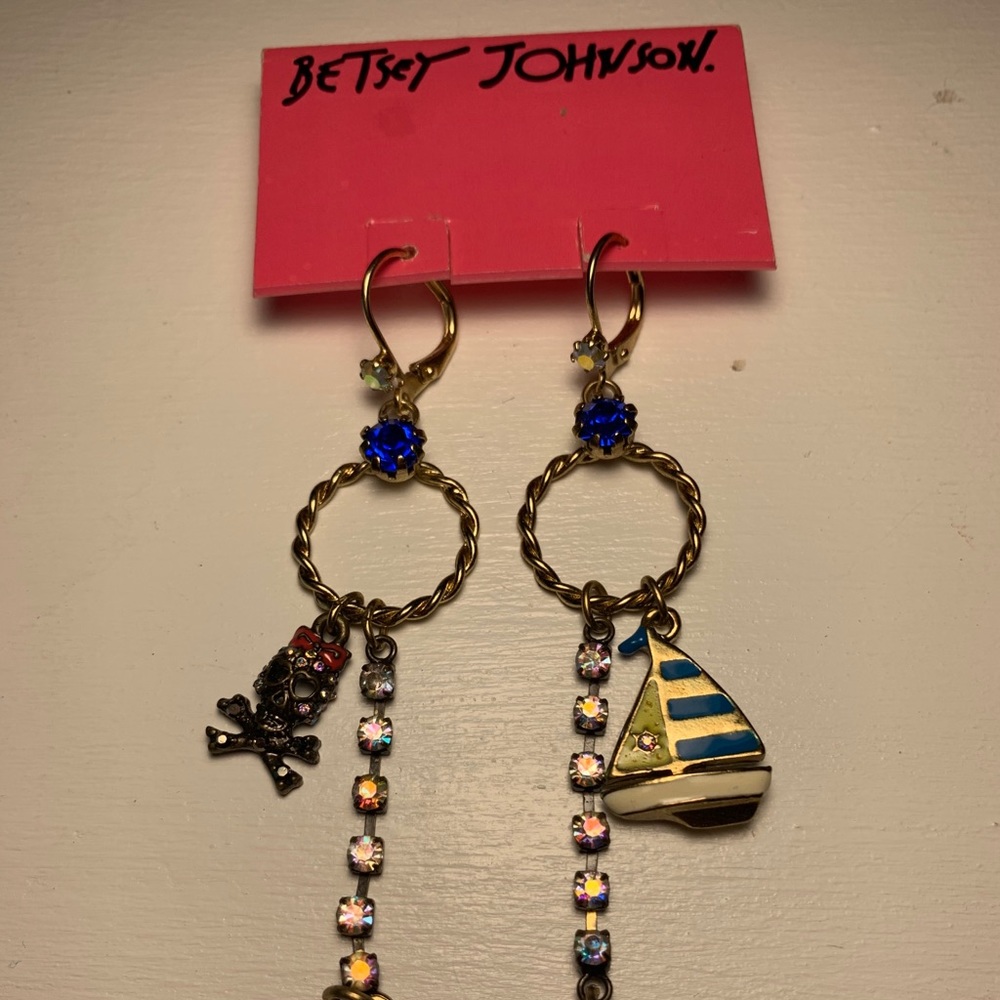 Betsey Johnson Nautical Earrings